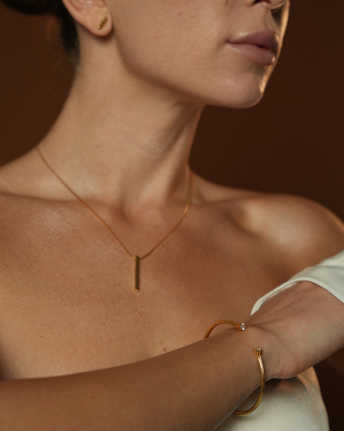 Lumi Arc Open Bracelet