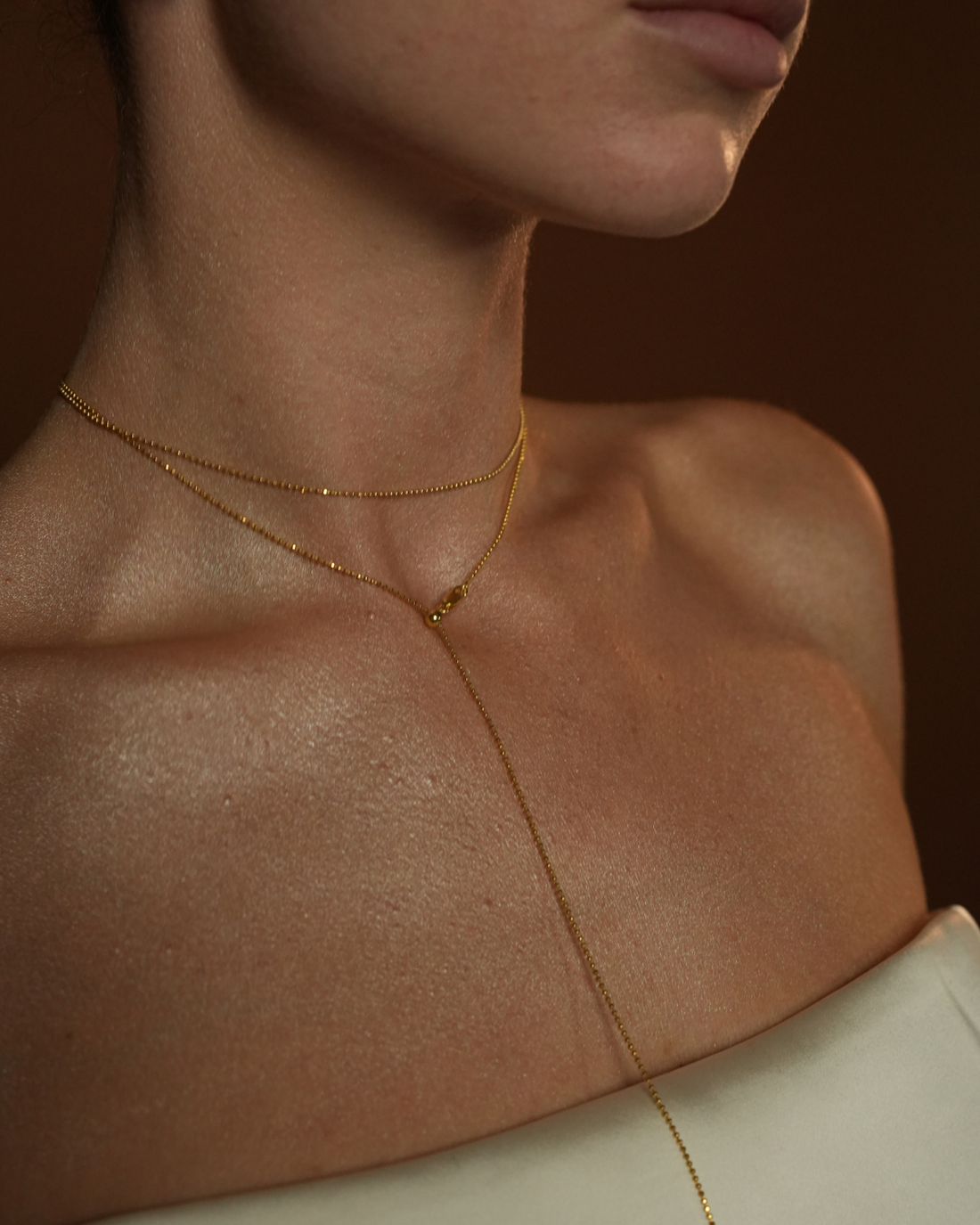 Heart Y-Chain Necklace