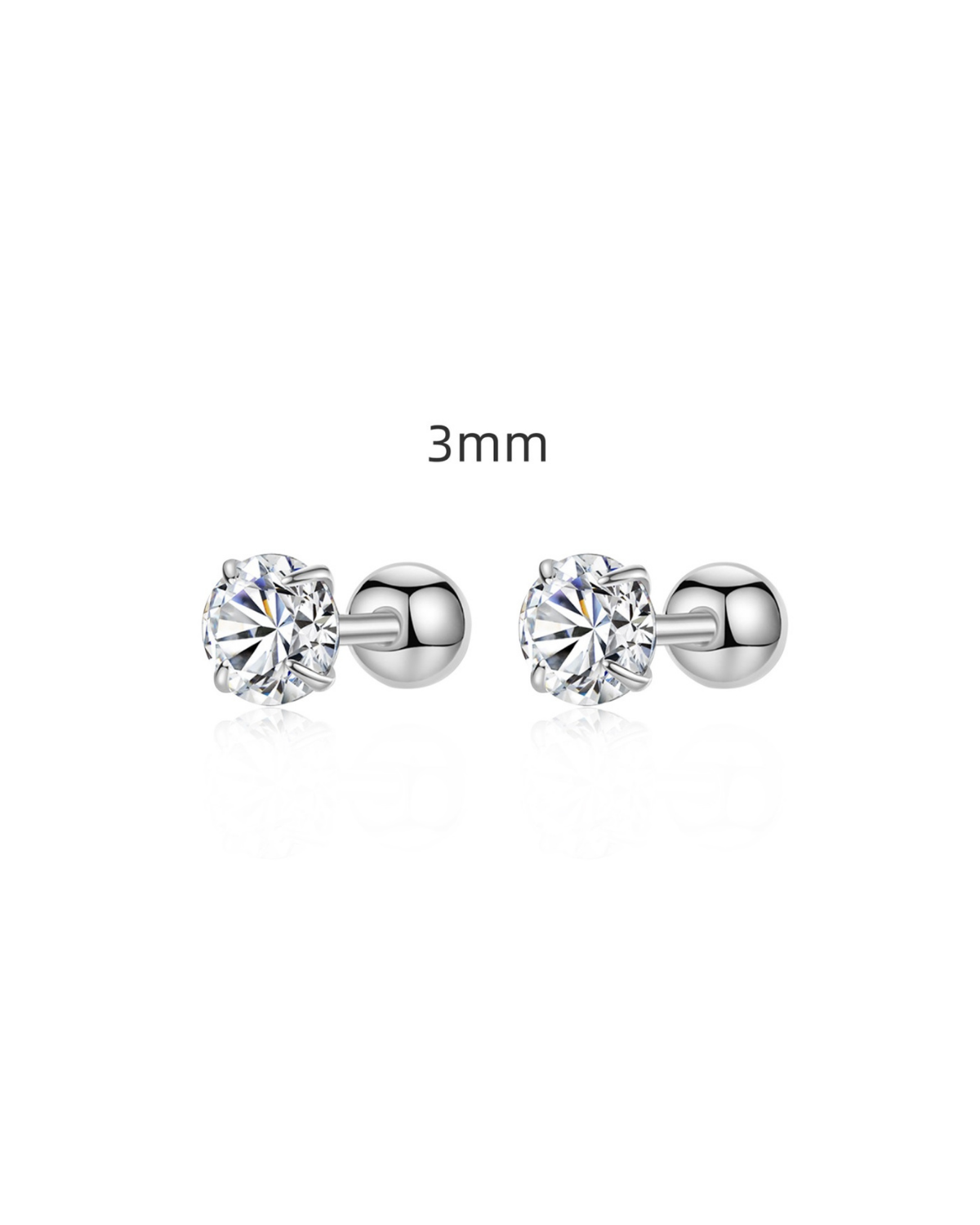 Classic Silver Studs