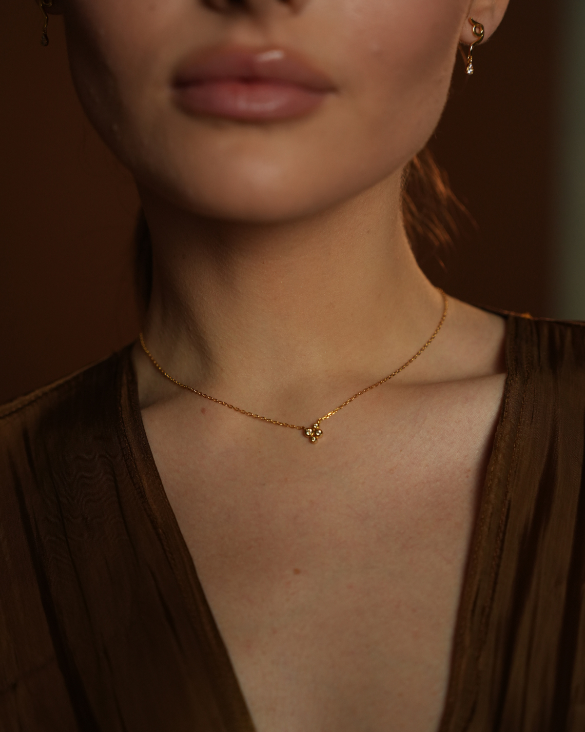 Loop Cluster Necklace